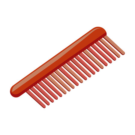 Hairbrush icon in isometric 3d style on a white backgroundのイラスト素材