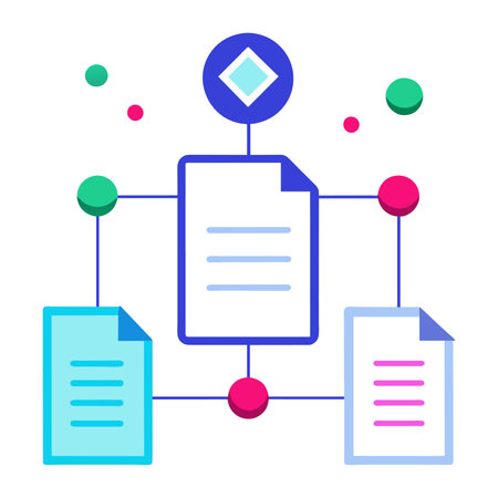 Flat design modern vector illustration concept of data management, file sharing, file sharing, cloud computing, web hosting, mobile apps, and social media.のイラスト素材