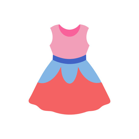 Dress icon vector isolated on white background for your web and mobile app design, Dress logo conceptのイラスト素材