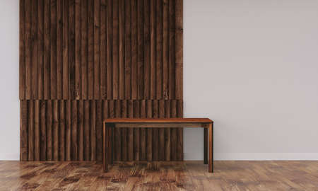 modern interior with white wallの写真素材