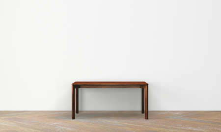 Modern interior with white wallの写真素材