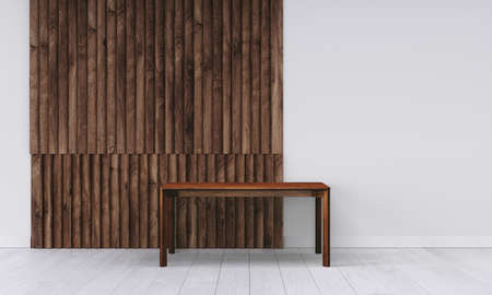 Elegant interior, modern office with white wall and elegant floor.の写真素材