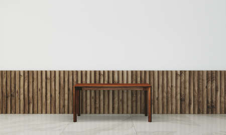 Office interior with white wallの写真素材