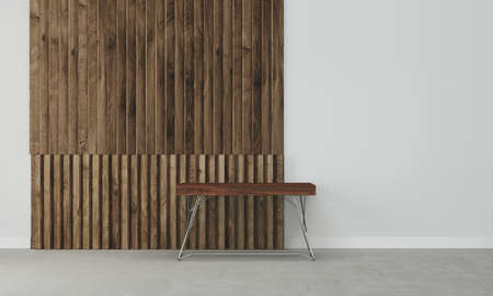 Elegant interior, modern office with white wall and elegant floor.の写真素材