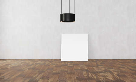 modern interior with white wallの写真素材