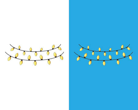 Fairy Light vector file | Editable fileのイラスト素材