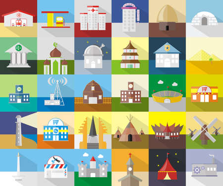 Buildingのイラスト素材