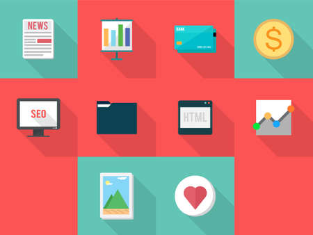 SEO Iconsのイラスト素材