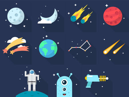 Space Iconsのイラスト素材