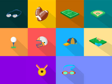 Sport Iconsのイラスト素材