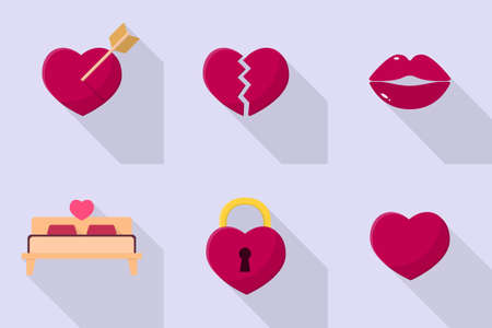 Valentine Iconsのイラスト素材