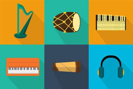 Music Iconsのイラスト素材