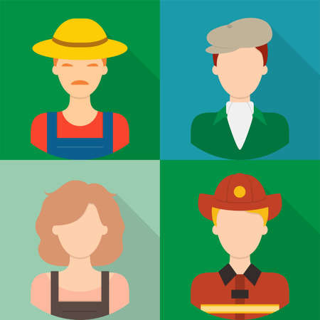 Avatar Icons Setのイラスト素材