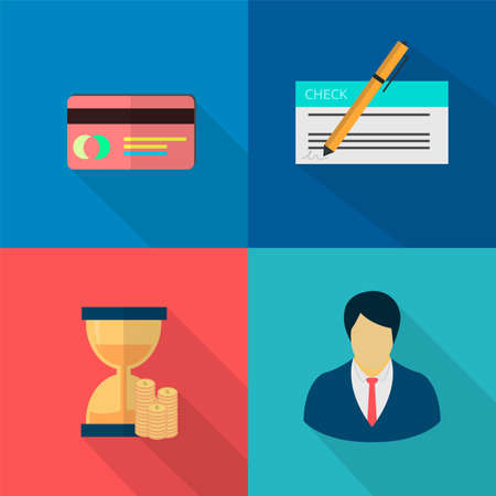 Finance and Banking Icons Setのイラスト素材