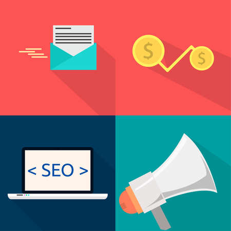 Marketing and Managementのイラスト素材