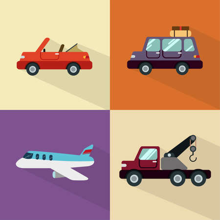 Transport Icons Setのイラスト素材