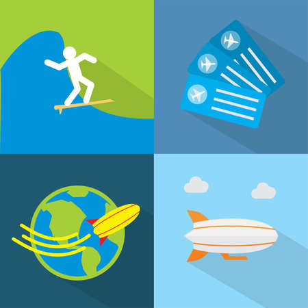 Travel Icons Setのイラスト素材