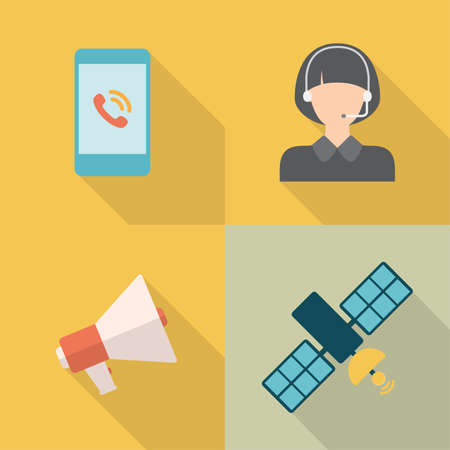 Network and Communicationのイラスト素材