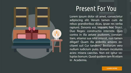 Present for You Conceptual Bannerのイラスト素材