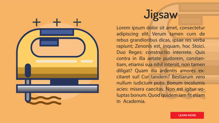 Jigsaw Conceptual Bannerのイラスト素材