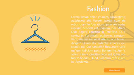 Fashion Conceptual Bannerのイラスト素材