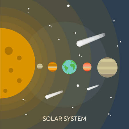 Solar System Conceptual Designのイラスト素材