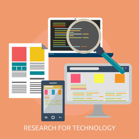 Research For Technology Conceptual Designのイラスト素材