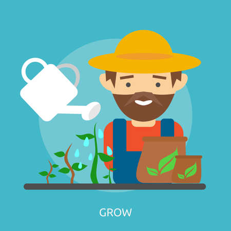 Grow Conceptual Designのイラスト素材