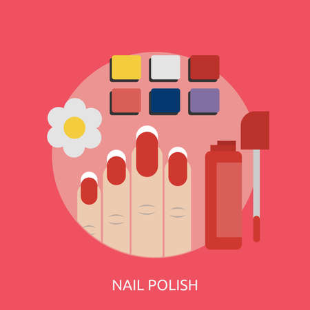 Nail Polish Conceptual Designのイラスト素材
