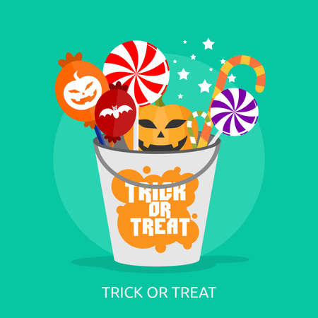 Trick Or Treat Conceptual Designのイラスト素材