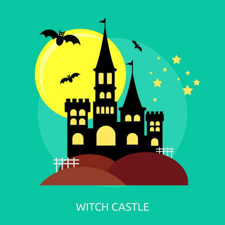 Witch Castle Conceptual Designのイラスト素材