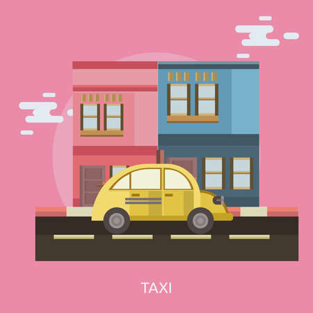 Taxi Conceptual Designのイラスト素材
