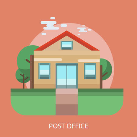 Post Office Conceptual Designのイラスト素材