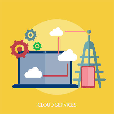 Cloud Services Conceptual Designのイラスト素材