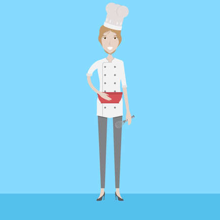 Baker Character Femaleのイラスト素材