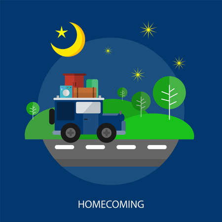 Homecoming Conceptual Designのイラスト素材