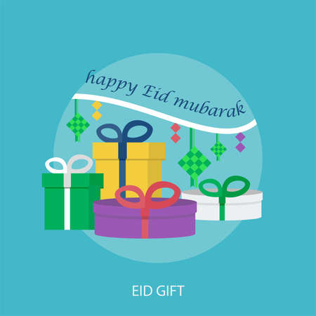 Eid Gift Conceptual Designのイラスト素材