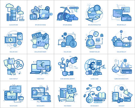 Currencies Conceptual Designのイラスト素材