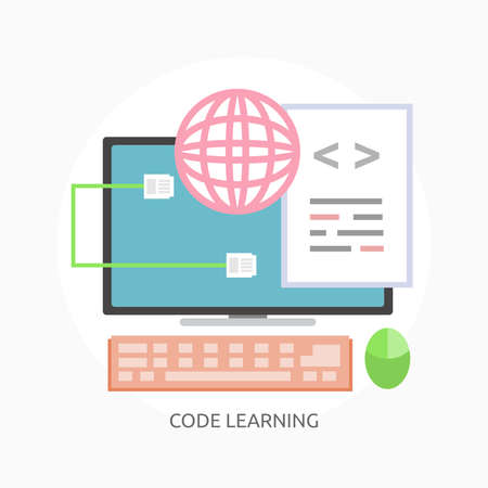 Code Learningのイラスト素材