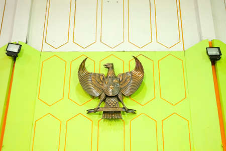 Front Hall with Garuda Pancasila | Indonesiaの写真素材