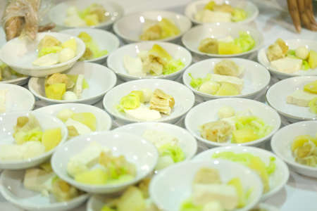 Wedding Party with Flower Decoration | Wedding Meal, Assian FOod | Indonesia Food