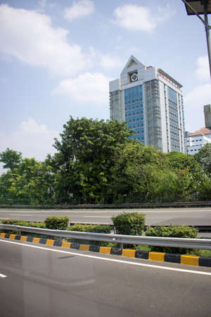 Street in the city of Jakarta, Indonesia City | Asian Cityのeditorial素材