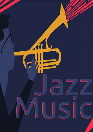 Jazz Music on colorful presentation.