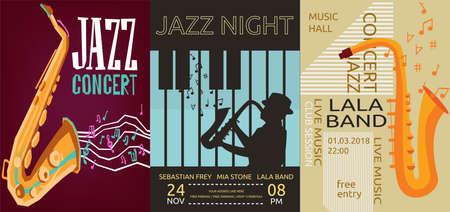 Jazz Music Posterのイラスト素材