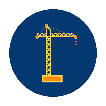 Tower Crane iconのイラスト素材