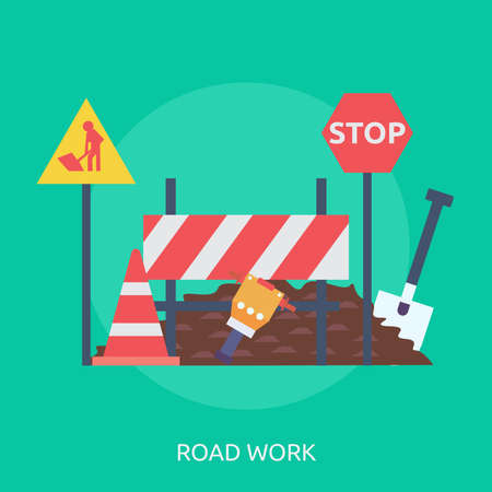 Road Workのイラスト素材