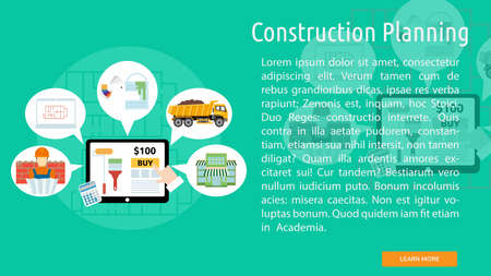 Construction Planning Conceptual Designのイラスト素材