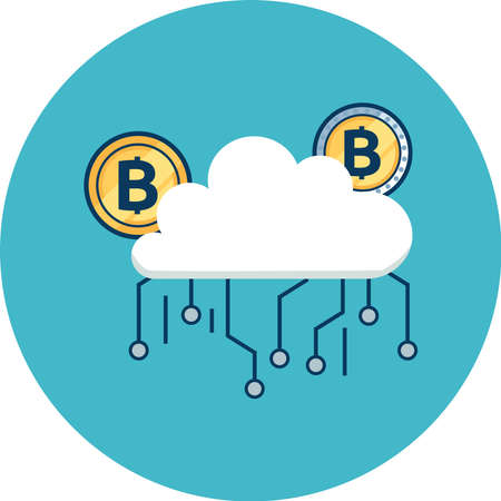 Bitcoin Technology. vector illustrationのイラスト素材