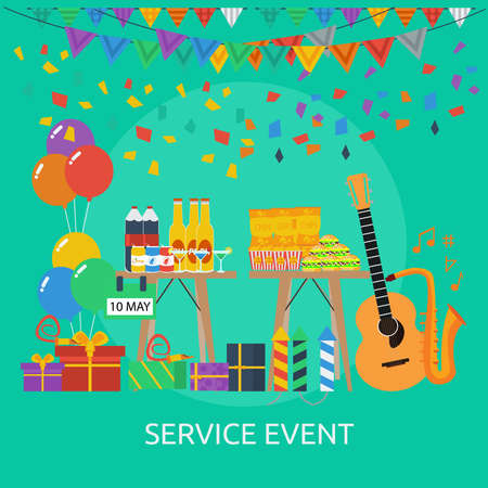 Service Eventのイラスト素材