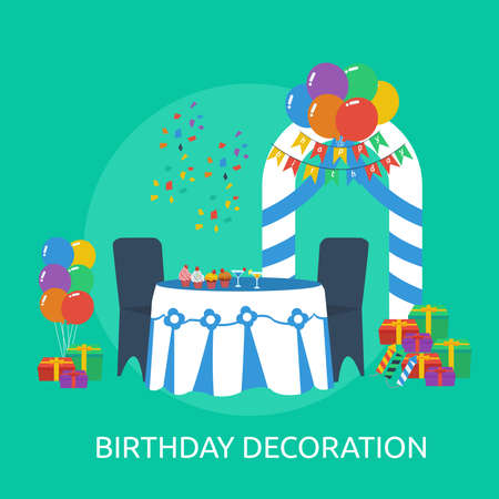 Birthday Decorationのイラスト素材